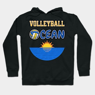 Volleyball Ocean Hoodie